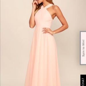 Pink air of romance lulus maxi dress